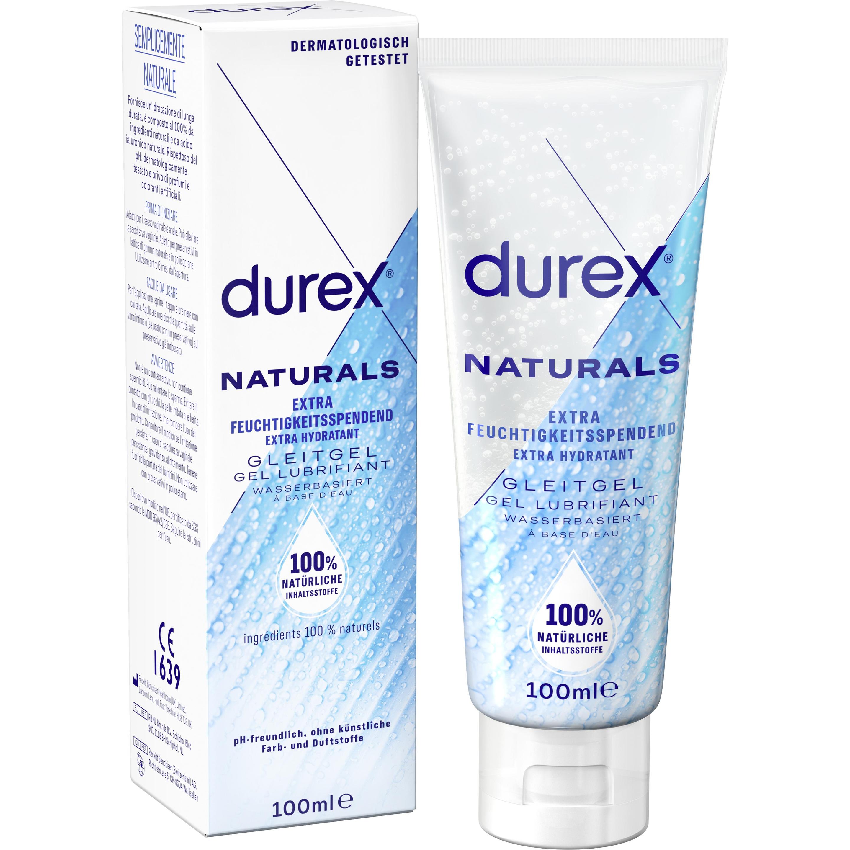 Durex Naturals Extra Feuchtigkeitsspendend Gleitgel (100 ml)
