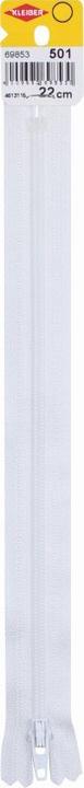 Produktbild Kleiber Reiáverschluss, Kunststoff, L„nge: 220 mm, weiá (22 cm)