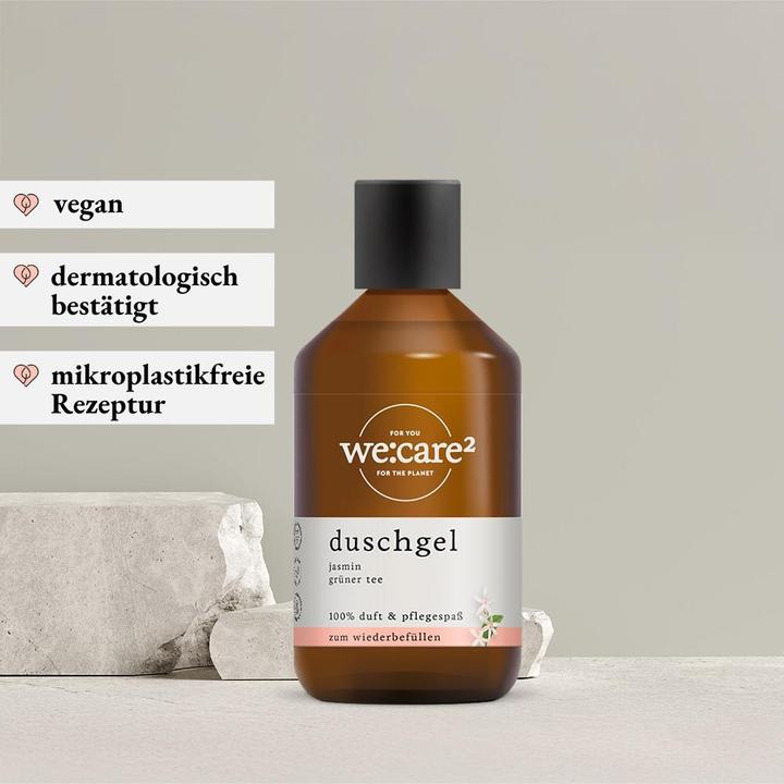 Produktbild we:care2 Duschgel, Jasmin-Grüner Tee (250 ml)