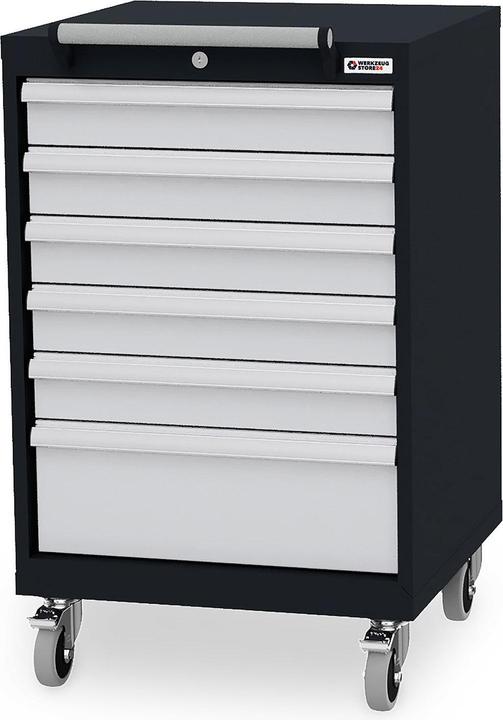 Werkzeugstore24 Mobiler Schubladenschrank B x T x H 600 x 575 x 990 mm - -100192 (60 cm, 99 cm)