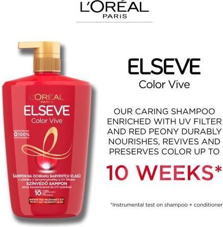 Produktbild L'Oréal Paris Elseve Color-Vive Protecting Shampoo (1000 ml, Flüssiges Shampoo)