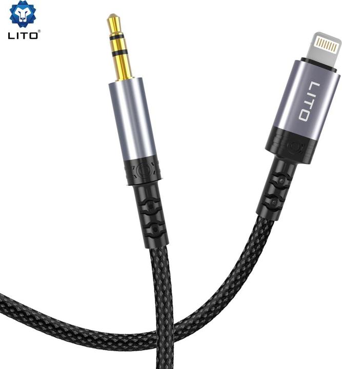 Produktbild Lito - Audiokabel AUX 3.5mm - Lightning (1 m)