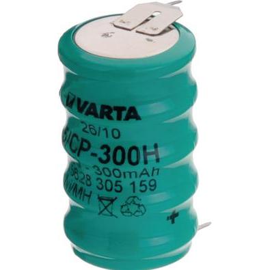Varta Microbattery NiMH Akkupack 6.0 V 300 mAh (5 Stk., 300 mAh, Akku), Akku Ladegerät