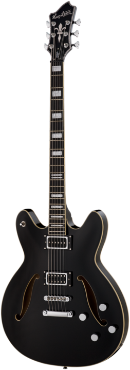 Produktbild Hagstrom E-Gitarre, Viking Baritone DLX, Black Gloss (E-Gitarre)
