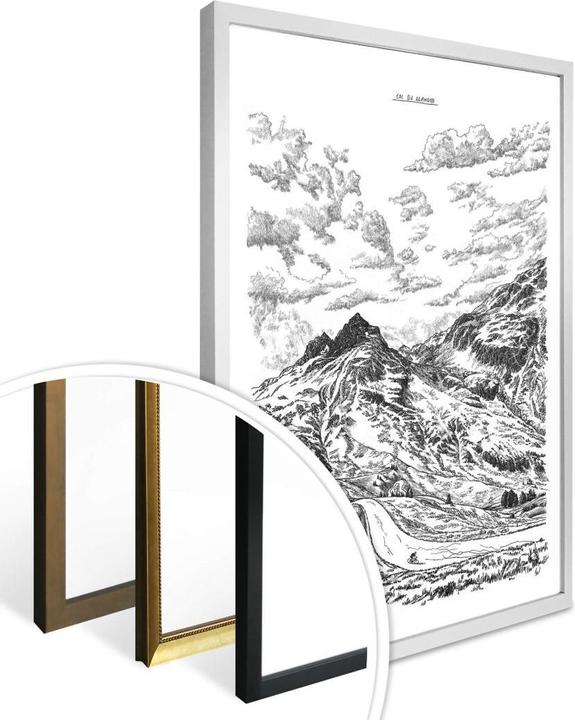 Produktbild Trenddeko Col du Glandon (80 x 100 cm)