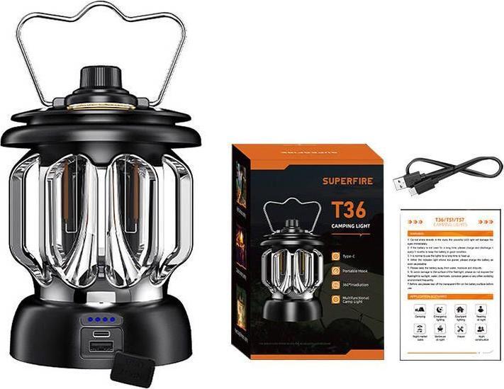 Productafbeelding Superfire Campinglamp T36, USB-C