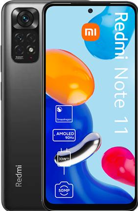 Immagine prodotto Xiaomi Redmi Note 11 (64 GB, Grigio grafite, 6.43", Doppia SIM + SD, 4G)