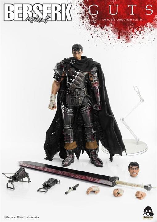 Actual product image ThreeZero Berserk figurine 1/6 Guts (Black Swordsman) 32 cm