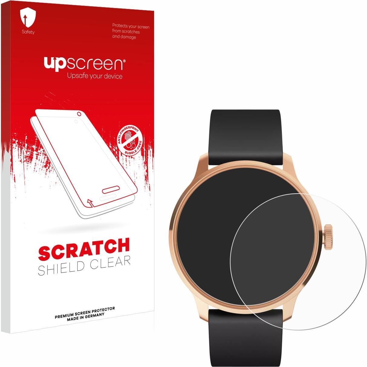 upscreen Scratch Shield Displayschutz, Smartwatch Schutzfolie, Transparent