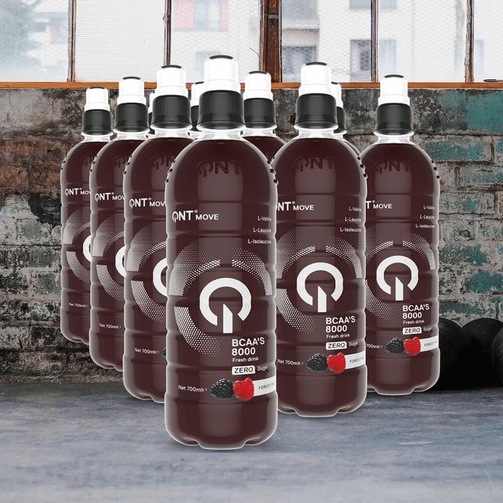 Actual product image QNT BCAA'S 8000 (Forest fruit, 12 x)