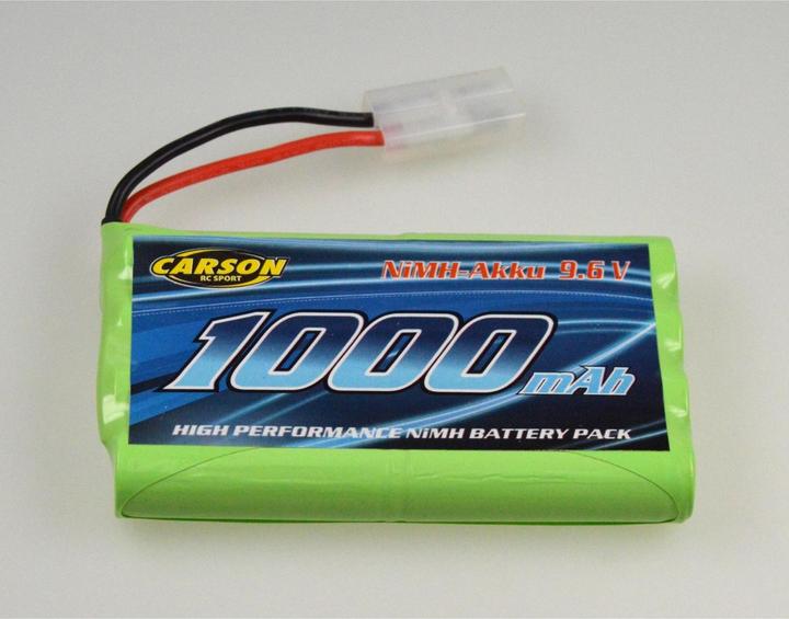 Produktbild Carson Modellbau Akkupack (NiMh) 9,6V/1000mAh NiMH Akku Magic Mach. TAM (9.60 V, 1000 mAh)