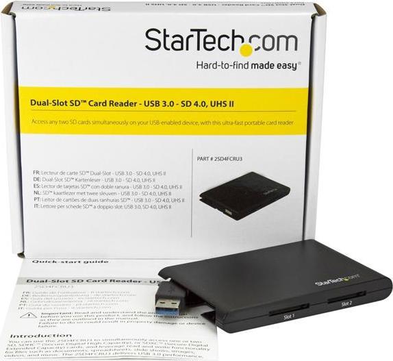 Image du produit StarTech Lecteur de carte SD à double fente (USB 3.0)
