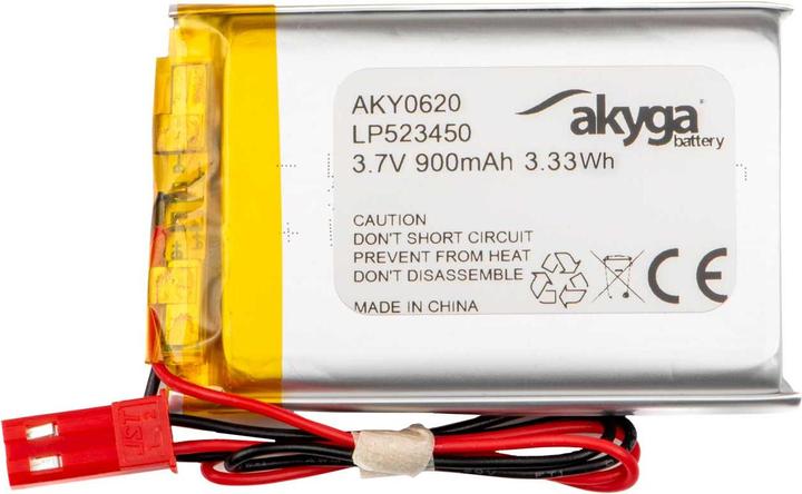 Actual product image Akyga LP523450 Akkupack x Spezial-Akku LiPo 3.7 V 900 mAh (3.70 V, 900 mAh)