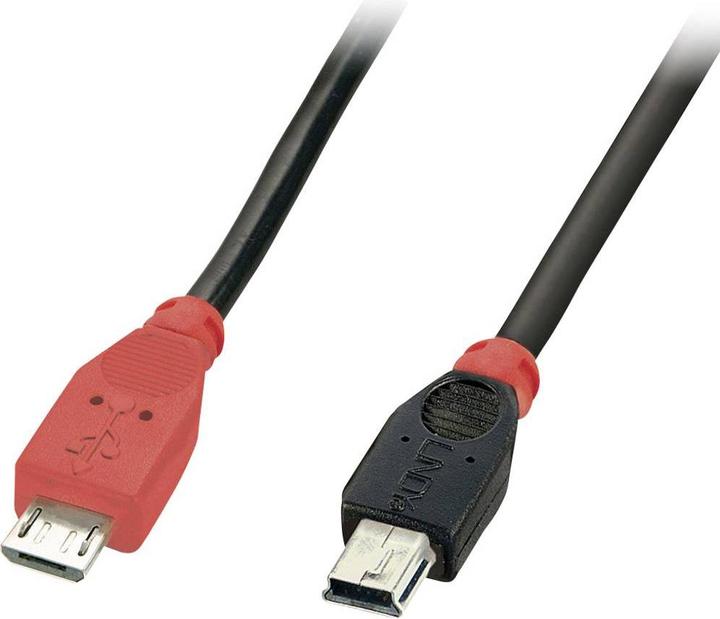Actual product image Lindy USB cables (0.50 m, USB 2.0)