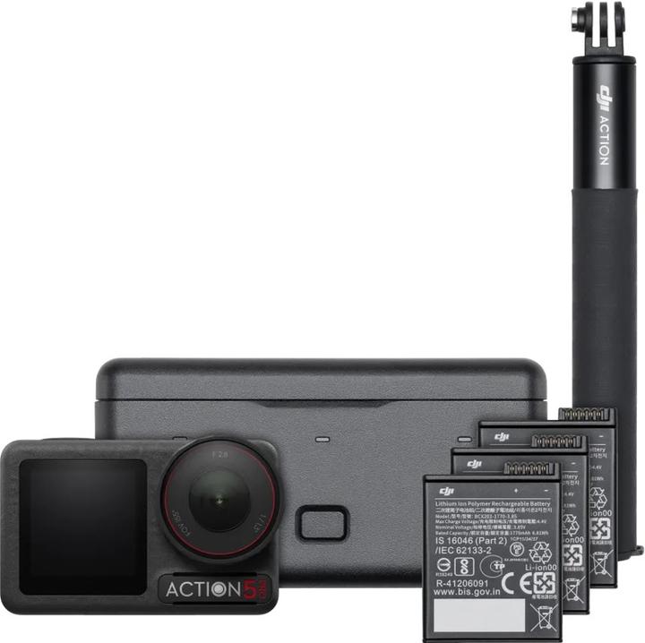 Produktbild DJI Osmo Action 5 Pro Adventure Combo (120p, WLAN, Bluetooth)