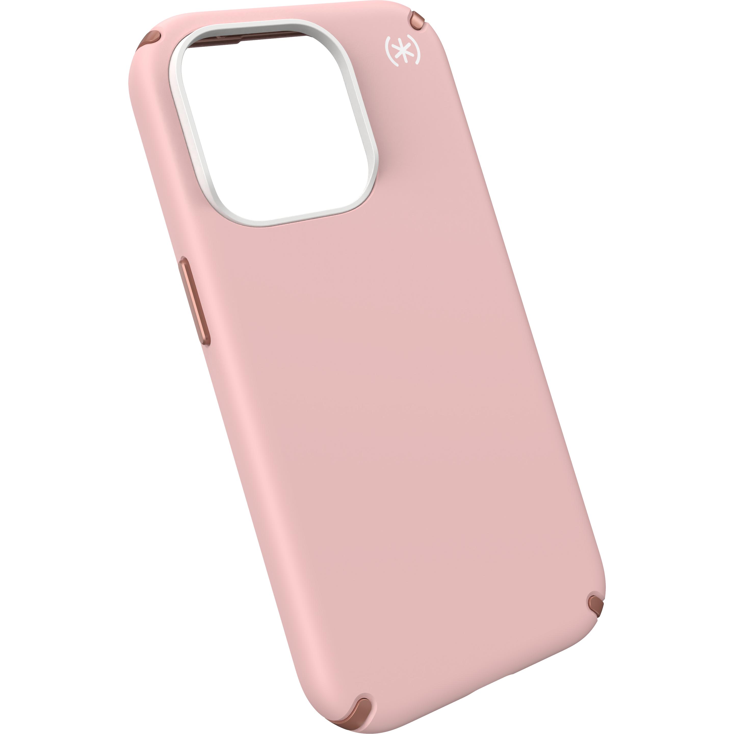 speck Presidio2 Pro + MS Apple iPhone 15 Pro Dahlia Pink - with Microban (Apple iPhone 15 Pro), Cover smartphone, Pink