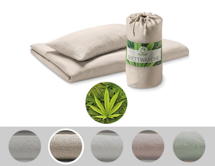 Actual product image Dormiente Bed Linen Set Hemp (Bedding set, 210 x 160 x 2 cm)