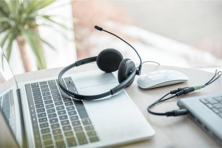 Produktbild Digitus On Ear Office Headset mit Geräuschreduzierung, 3,5 mm Stereo (Kabelgebunden)