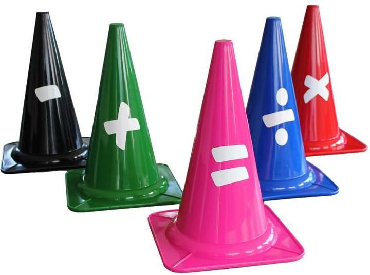 Actual product image Kübler Sport ® Markierkegel Rechenzeichen, 5er-Set