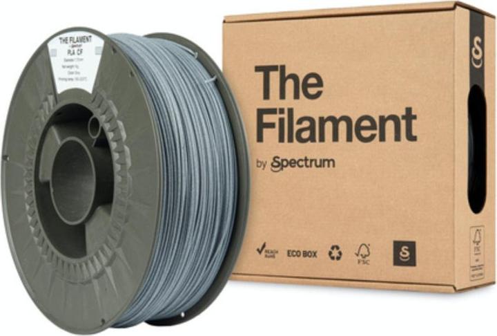 Produktbild The Filament · PLA CF · GREY · 1.75mm · 1kg (PLA-CF, 1.75 mm, 1000 g, Grau)