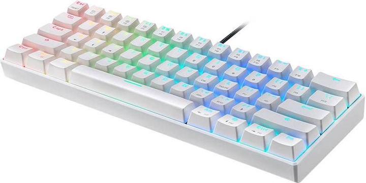 Produktbild Motospeed Mechanische Gaming-Tastatur CK61 RGB (weiss) (Eng. Int., Kabelgebunden)