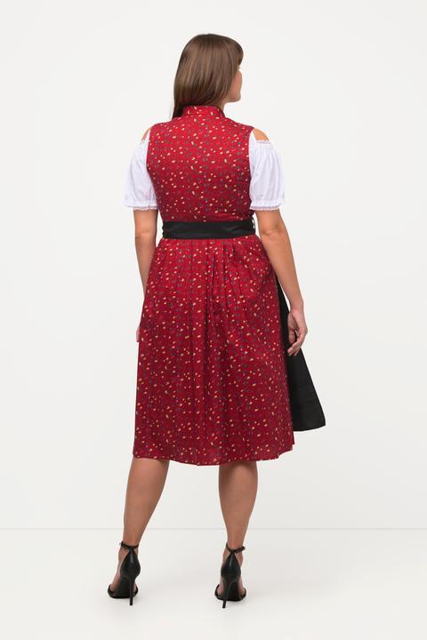 Image du produit Ulla Popken Costume traditionnel tyrolien, laçage, col montant, encolure en V, sans manches (42)