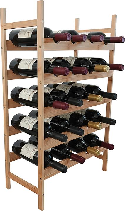 Actual product image Relaxdays winerack (45 x 45 x 73 cm)