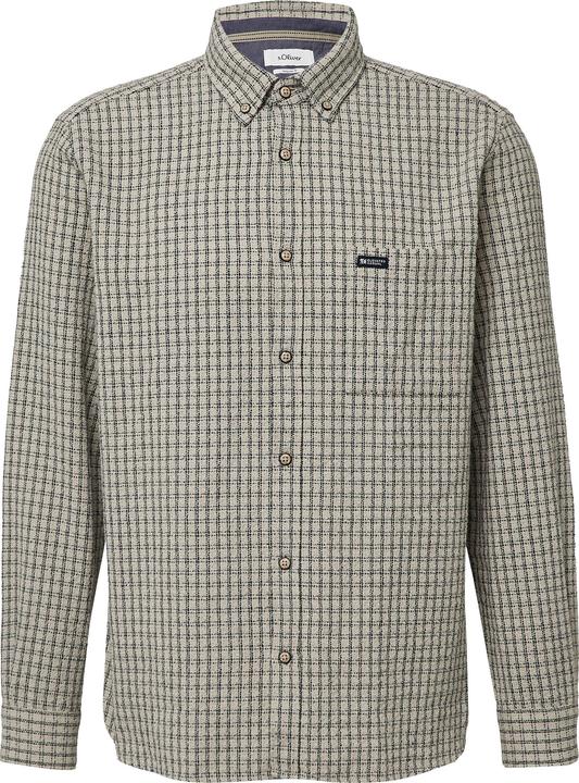 Immagine prodotto s.Oliver Hemd Regular Fit: Kariertes Hemd mit Struktur (XL)
