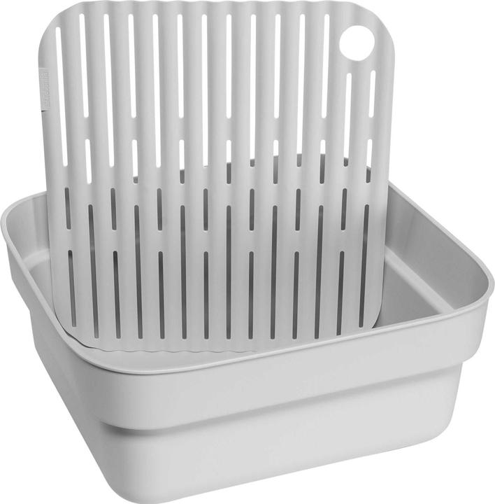 Immagine prodotto Brabantia Lavabo con sgocciolatoio, Grigio (34.40 cm, 37.40 cm)