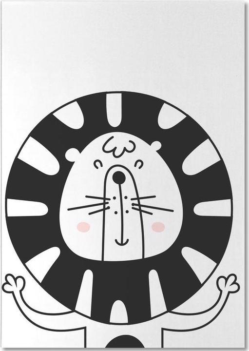 Immagine prodotto Juniqe Leone felice - Vivaio & Arte per bambini (A5, Punteggiato)