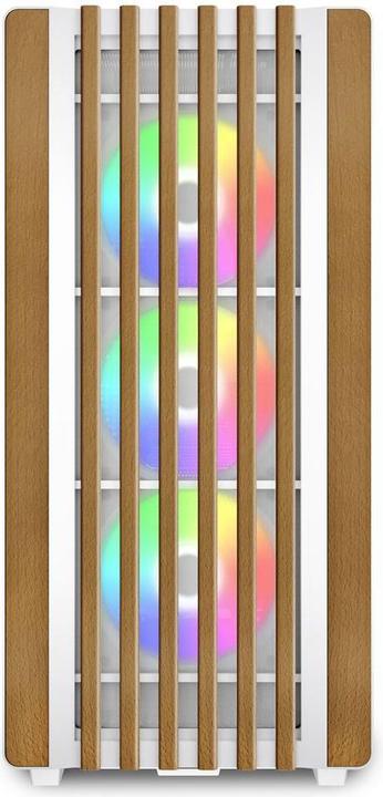 Actual product image Sharkoon Rebel C70G RGB (white, tempered glass) (ATX, mATX, Mini-ITX)