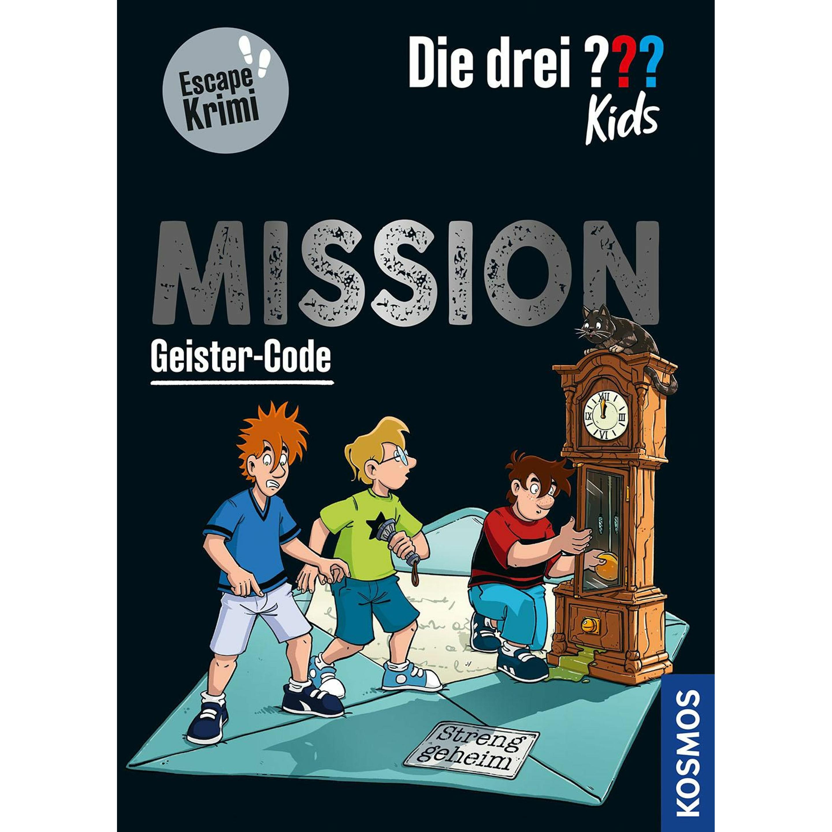 Die drei??? Kids, Mission Geister-Code, Kinderbücher von Nina Schiefelbein, Marco Armbruster