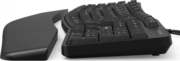 Produktbild Hama Klawiatura KLAWIATURA PRZEWODOWA ERGONOMICZNA "EKC-400", US CZARNA (Eng. Int.)