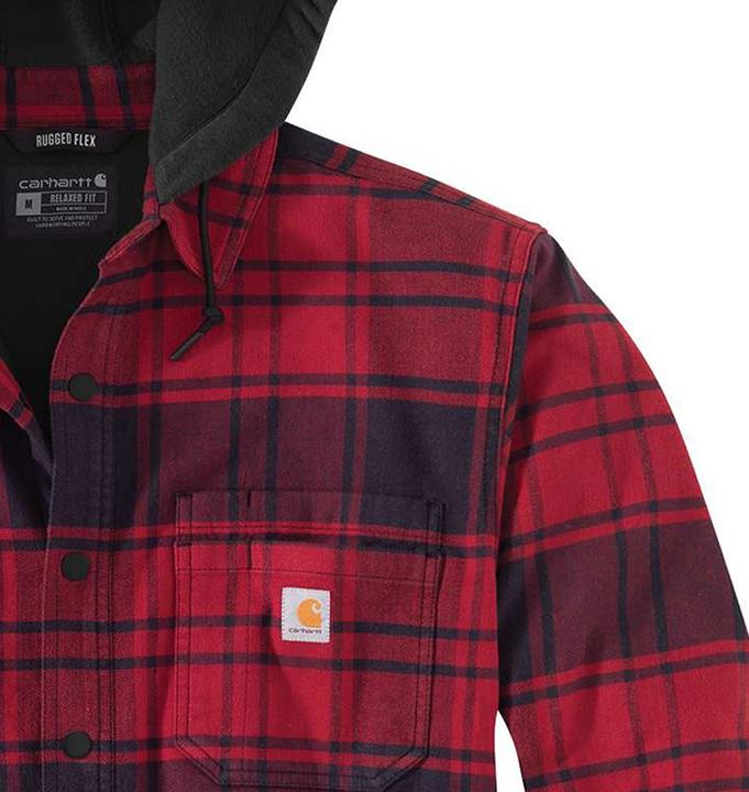 Produktbild Carhartt Hemdjacke aus robustem Flanell, Ochsenblut (XL)