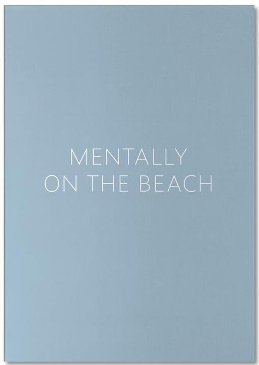 Image du produit Juniqe Mentally On The Beach - Motivation (A5, Pointillés)
