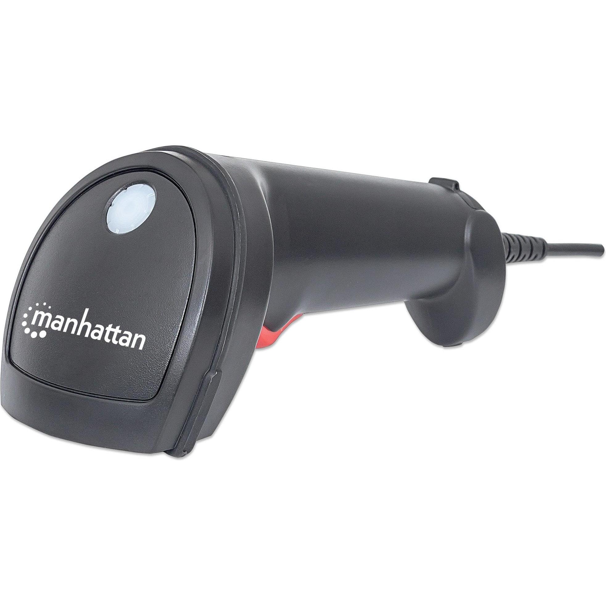 Thumbnail - Manhattan Laser Barcode Scanner (1D-Barcodes, 2D-Barcodes), Barcode-Scanner, Schwarz