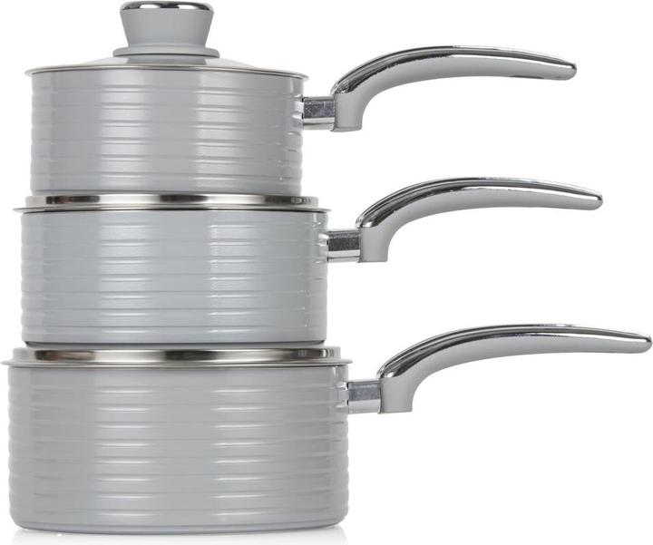 Actual product image Swan Pot set retro RETRO SWPS3020GRN (18 cm, Pan set + pot set, Aluminium)
