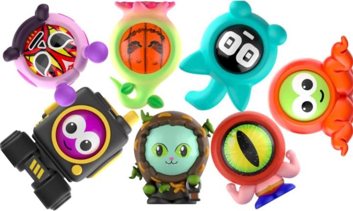 EPEE Coole Coolballs-Figur – 3 Bälle + 3 Kleidungsstücke – Netz