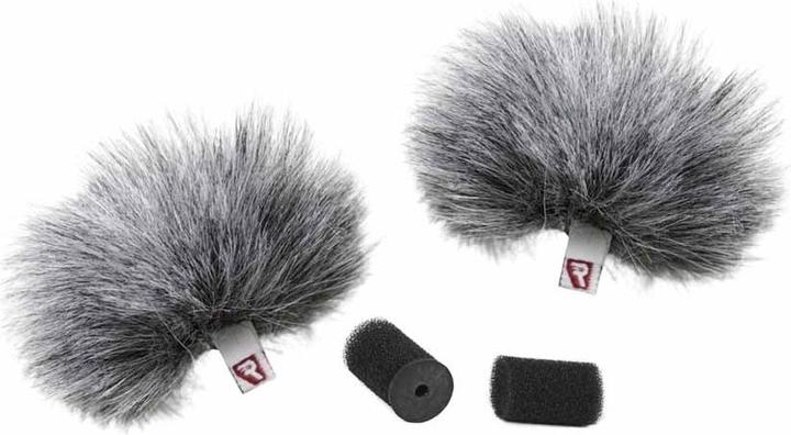 Immagine prodotto Rycote Coppia Lavalier Windjammer grigio (Pelliccia)