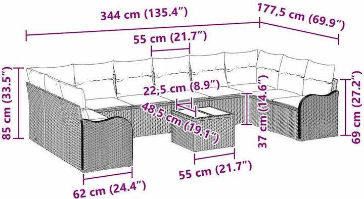 Produktbild vidaXL Lucia