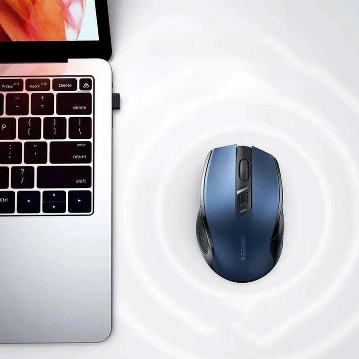 Actual product image Ugreen Bezprzewodowa mysz MU006 2.4 GHz + Bluetooth 5.0 (granatowa) (Wireless)