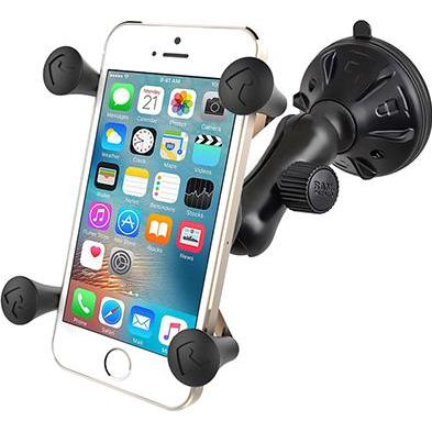 Thumbnail - RAM Mounts X-Grip Phone Mount with Twist-Lock Low Profile Suction Base, Smartphone Halterung, Schwarz