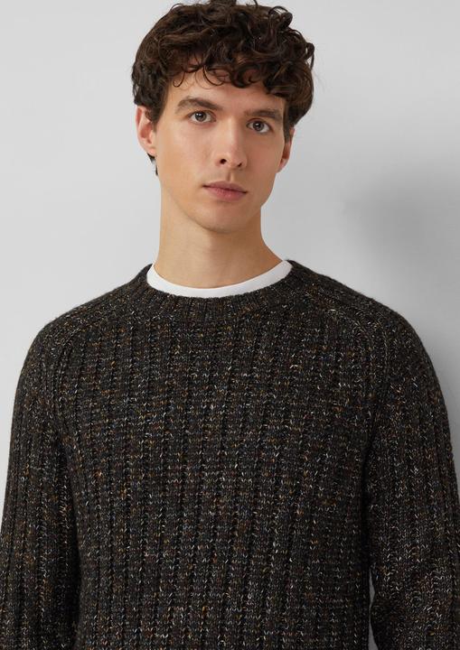 Produktbild s.Oliver Strickpullover Gerippter Multi-Colour-Strickpullover aus Baumwollmix (M)