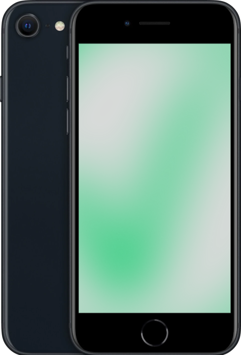 Actual product image Revendo iPhone SE (3rd Gen) (64 GB, Midnight, 4.70", 12 Mpx, SIM + eSIM, B / Very good)