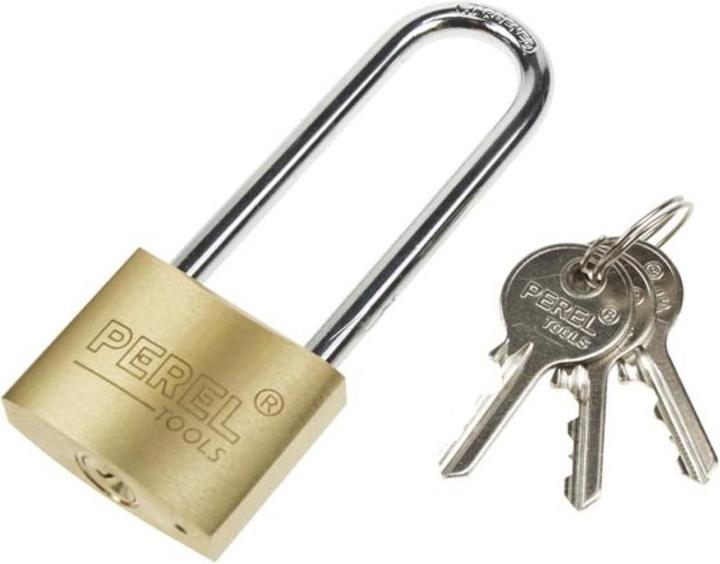 Actual product image Velleman PADLOCK WITH HIGH SHACKLE 40 mm x 70 mm