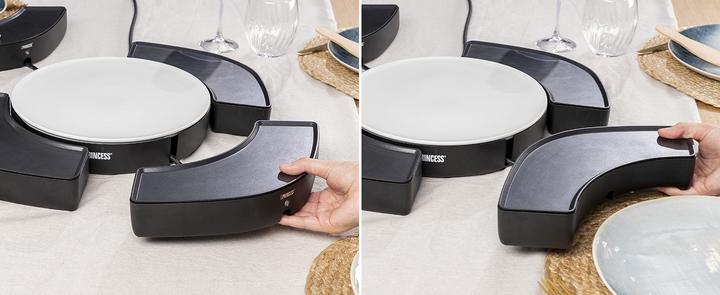 Produktbild Princess 103070 Dinner4all Circle - 4 einzelne Grillplatten - 4 x 250 W – Inklusive Spatel