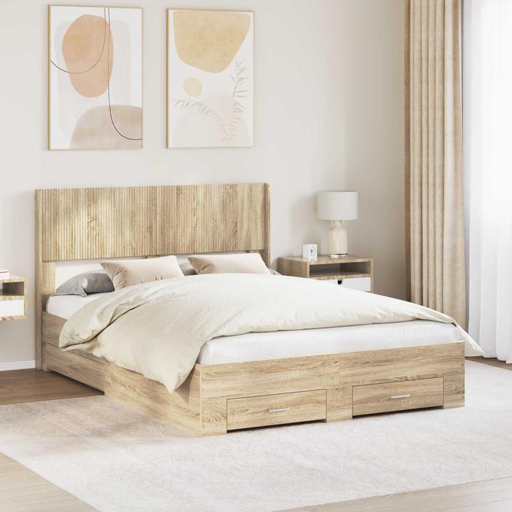 Produktbild vidaXL Bettrahmen (140 x 190 cm)