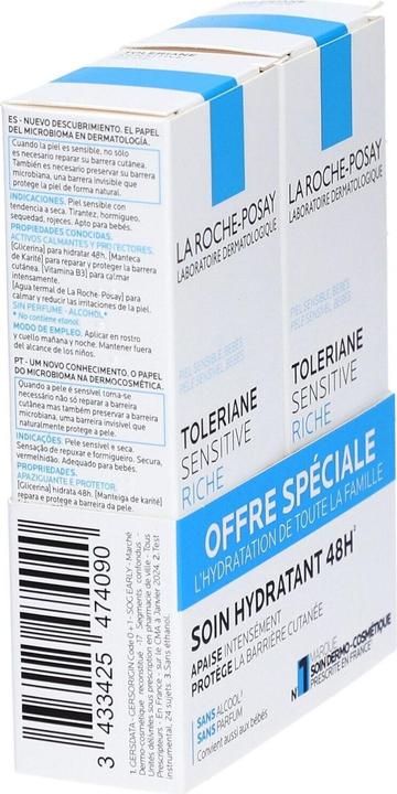 Produktbild La Roche Posay Toleriane Sensitive Rich (80 ml, Tagescreme)