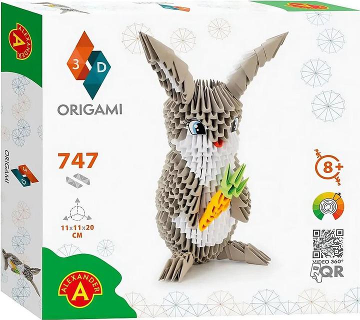 Actual product image Selecta Spielzeug ORIGAMI 3D - Bunny, 747pcs. (747 pieces)