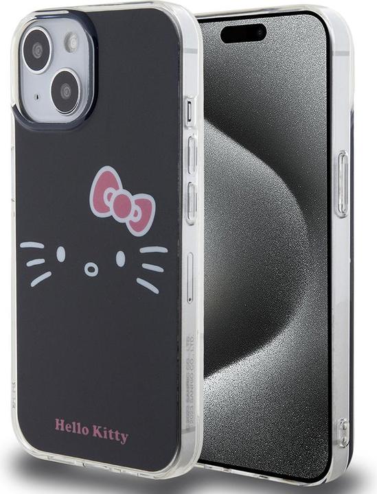 Produktbild Hello Kitty HKHCP15SHKHLK iPhone 15 6.1" czarny/black hardcase IML Kitty Face (Apple iPhone 15)